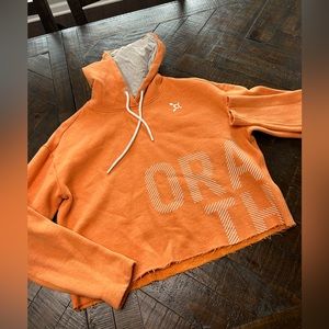 Orangetheory crop hoodie